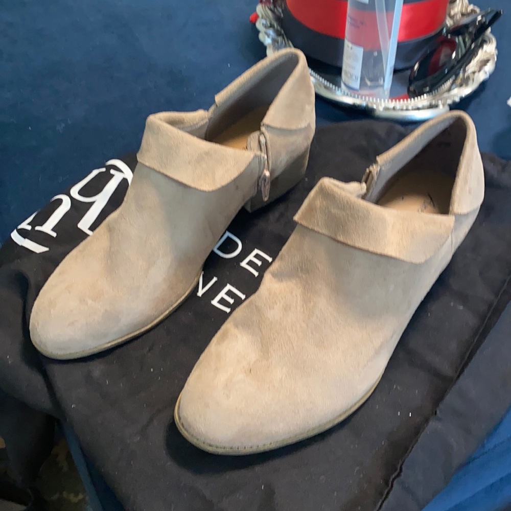 Suede booties women 11